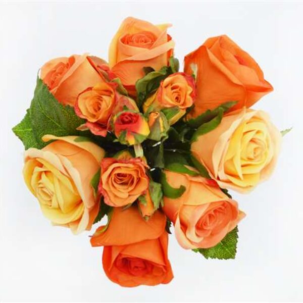 Deluxe Rose Bouquet Orange