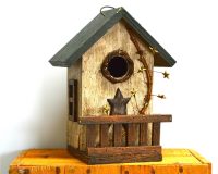 Bird House w/ Starry Verandah 25cm