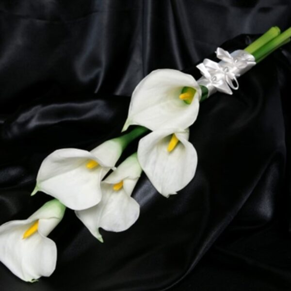 Ivory Calla Real Touch Sheaf Bouquet