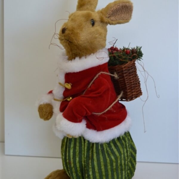 Christmas Rabbit with Basket