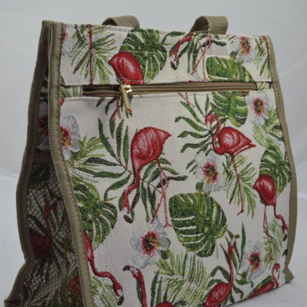 Signare Tapestry Shopper Bag - Flamingo