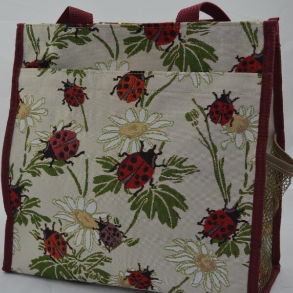 Signare Tapestry Shopper Bag - Ladybird