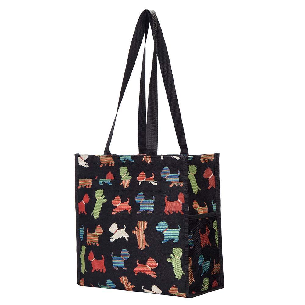 Signare Tapestry Shopper Bag – Playful Puppy | Anniebrook