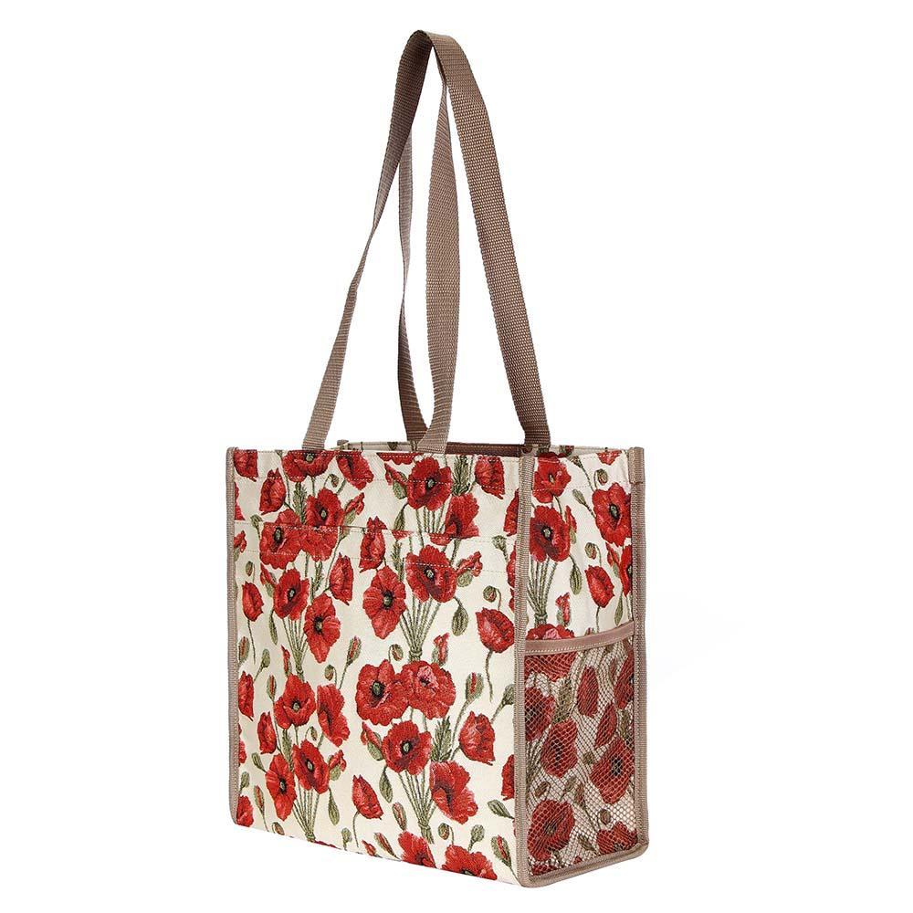 Signare Tapestry Shopper Bag – Poppy | Anniebrook